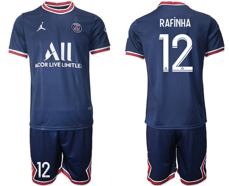 Men 2021-2022 Club Paris St German home blue #12 Soccer Jersey->paris st german jersey->Soccer Club Jersey